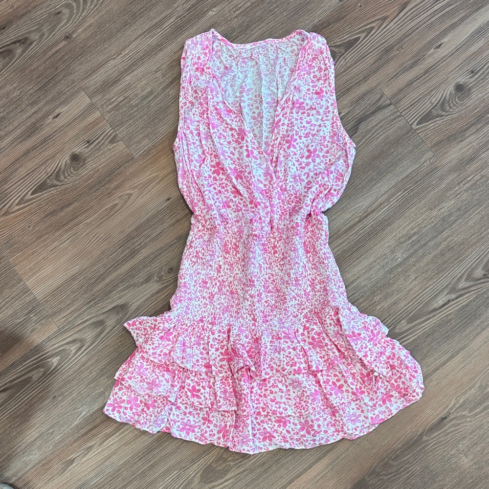Hello Molly Pink Floral Mini Dress